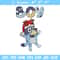 Bluey boy Embroidery Design, Bluey Embroidery, Embroidery File, Chrismas Embroidery, Anime shirt, Digital download.jpg