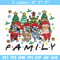 Bluey family Embroidery Design, Bluey Embroidery, Embroidery File, Chrismas Embroidery, Anime shirt, Digital download..jpg