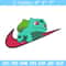 Bulbasaur x nike Embroidery Design, Pokemon Embroidery, Embroidery File, Nike Embroidery, Anime shirt, Digital download.jpg