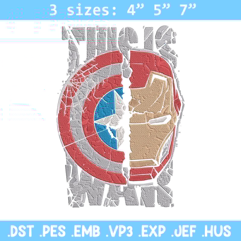 Captain x iron man Embroidery Design, Marvel Embroidery, Embroidery File, Anime Embroidery, Anime shirt,Digital download.jpg