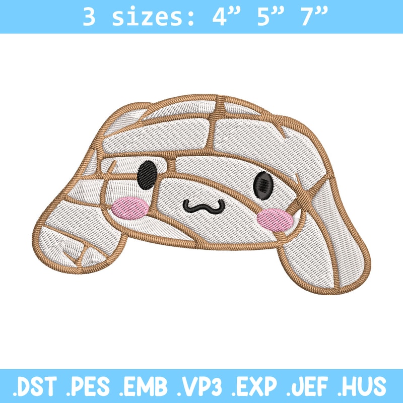 Cinnamoroll Mummy Embroidery Design, Cinnamoroll cartoon Embroidery, Embroidery File, Cartoon shirt, Digital download..jpg