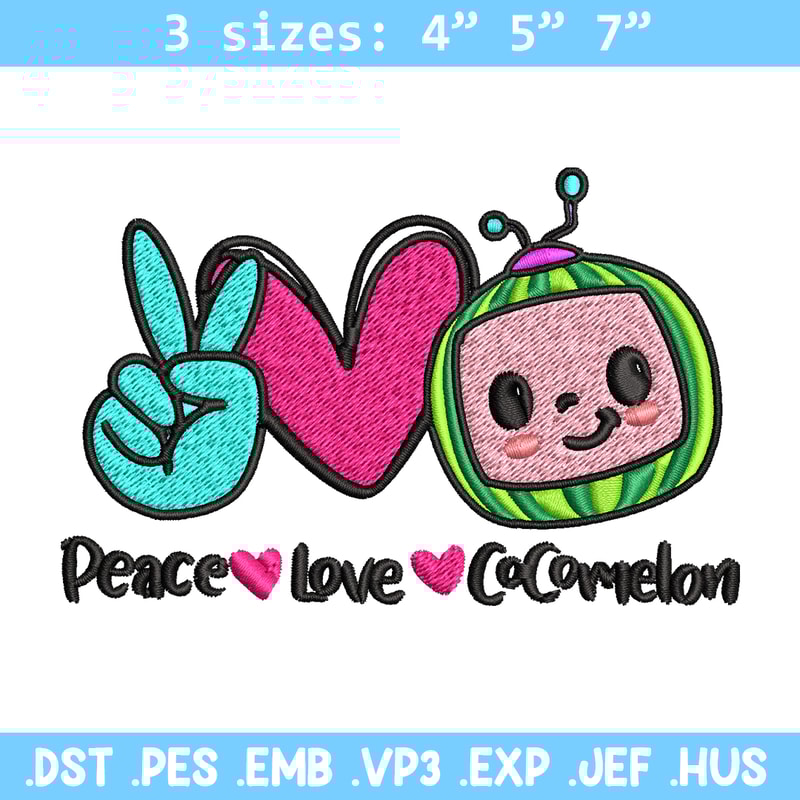 Cocomelon Logo Embroidery design, Cocomelon Embroidery, logo design, Embroidery File, logo shirt, Instant download..jpg
