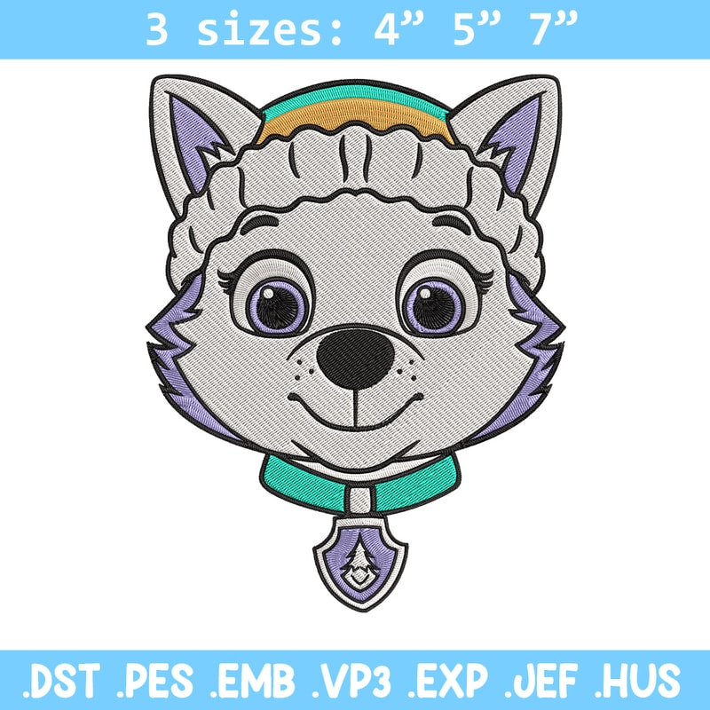 Everest Dog Embroidery Design, Paw Patrol Embroidery, Embroidery File,Anime Embroidery, Anime shirt,Digital download.jpg