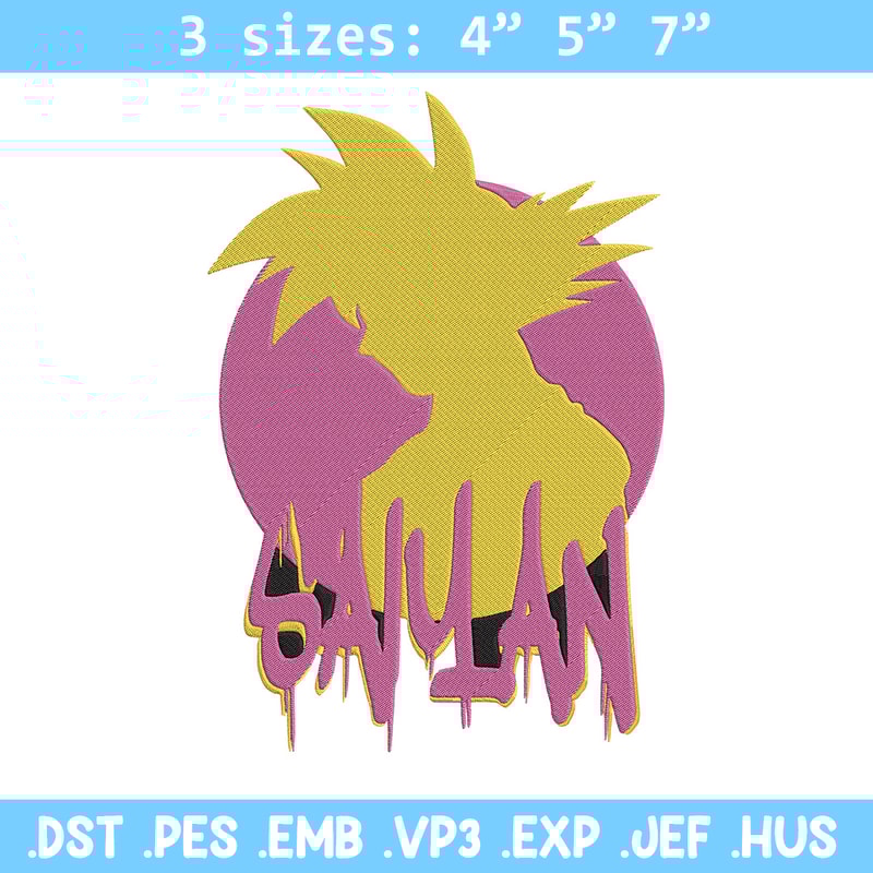 Goku circle Embroidery Design, Dragonball Embroidery, Embroidery File, Anime Embroidery, Anime shirt, Digital download.jpg