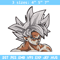 Goku mui Embroidery Design, Dragonball Embroidery, Embroidery File, Anime Embroidery, Anime shirt, Digital download.jpg