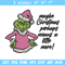 Grinch chrismas Embroidery Design, Grinch Embroidery, Embroidery File, Chrismas Embroidery, Anime shirt,Digital download.jpg