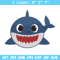 Baby Shark Embroidery Design, Shark Embroidery, cartoon shirt, Embroidery File, Embroidery design, Digital download..jpg