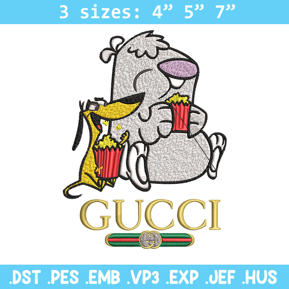 Cartoon Gucci Embroidery design, Cartoon Gucci Embroidery, cartoon design, Embroidery File, Gucci logo, Digital download.jpg