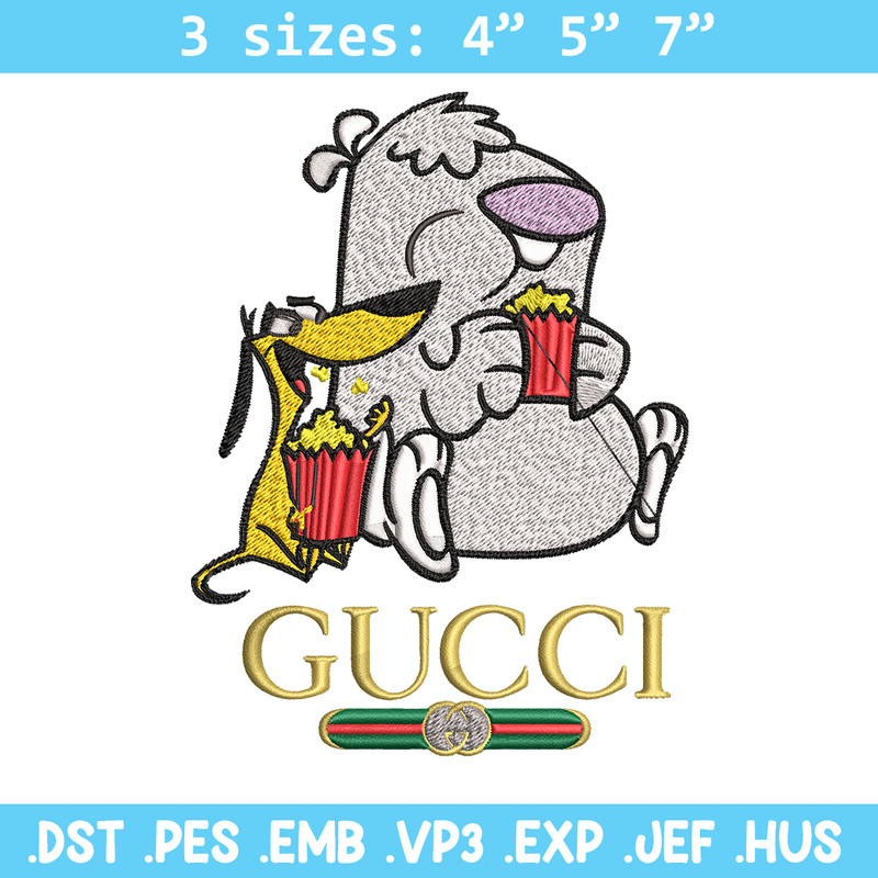 Cartoon Gucci Embroidery design, Cartoon Gucci Embroidery, cartoon design, Embroidery File, Gucci logo, Digital download.jpg