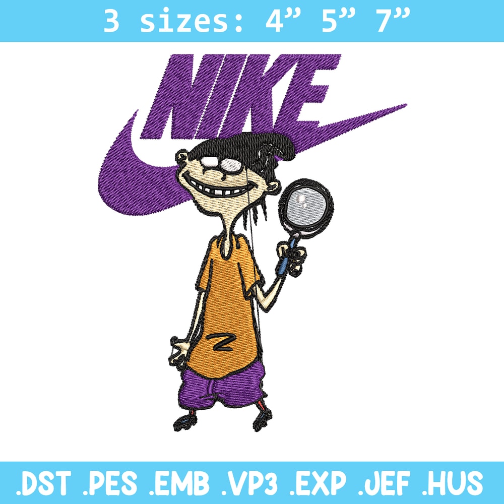 Cartoon Nike Embroidery design, Cartoon Embroidery, Nike design, Embroidery file, logo nike shirt, Instant download.jpg
