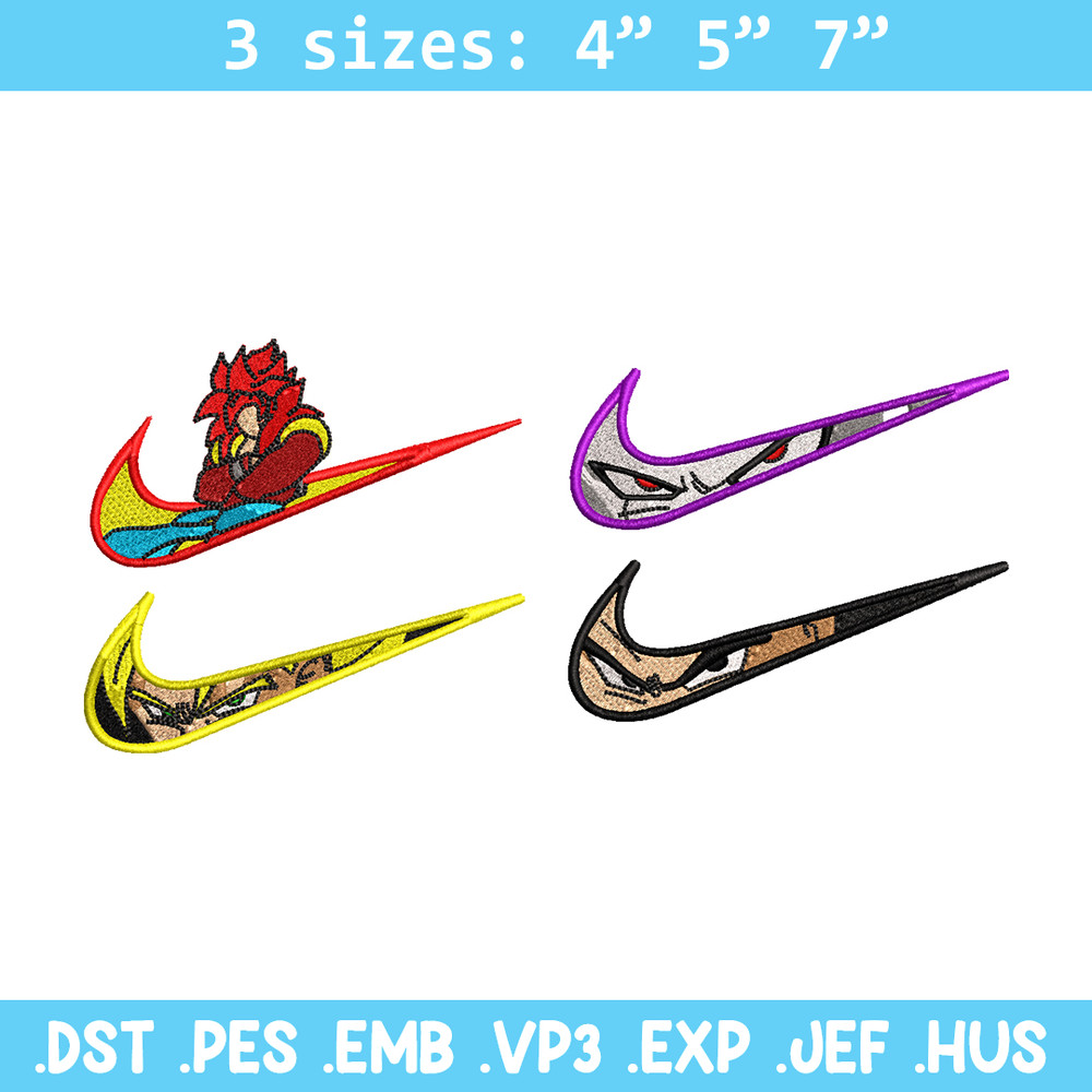 Dragon ball Nike embroidery design, dragon ball embroidery, Nike design, Embroidery file, Anime shirt, Instant download.jpg