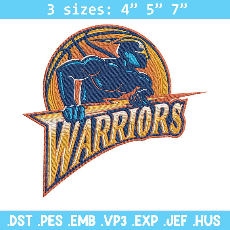 Golden State Warriors design embroidery design, NBA embroidery, Sport embroidery,Embroidery design,Logo sport embroidery.jpg