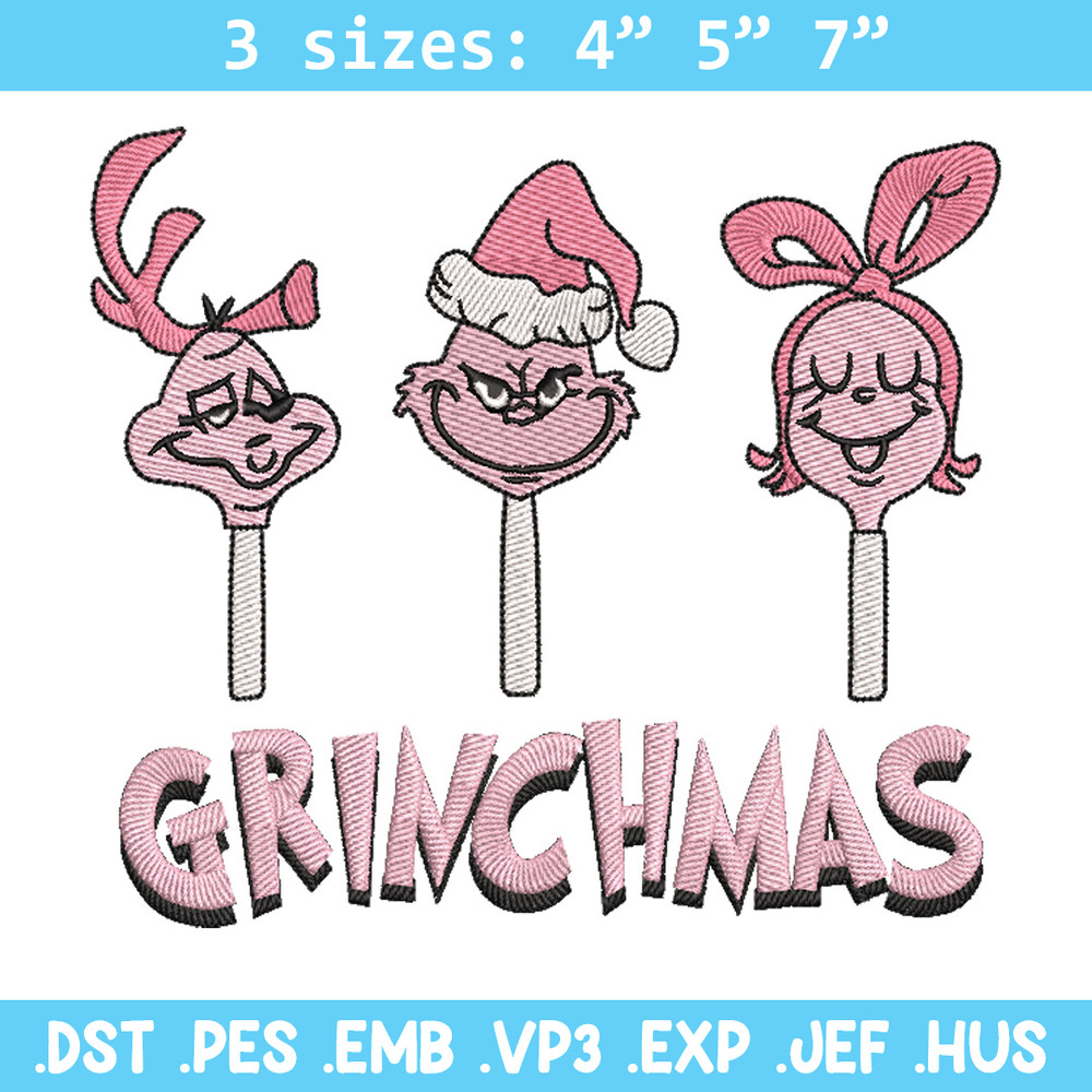 Grinchmas embroidery design, Grinch embroidery, Chrismas design, Embroidery shirt, Embroidery file, Digital download.jpg