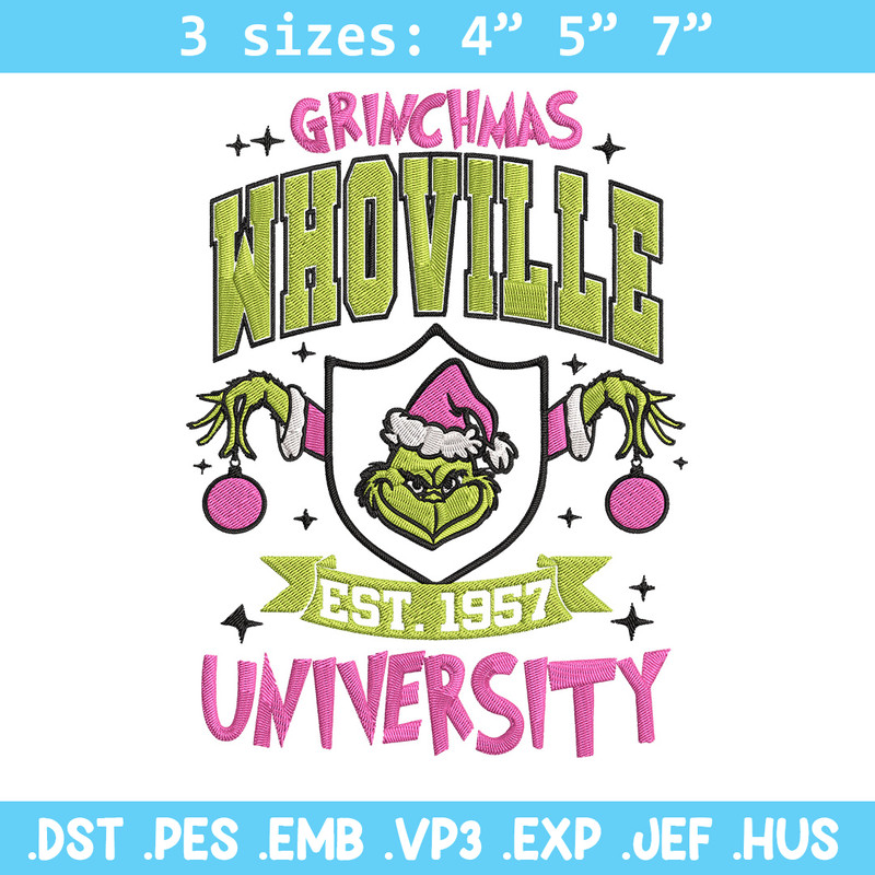 Grinchmas est 1957 Embroidery Design, Grinch Embroidery,Embroidery File,Chrismas Embroidery,Anime shirt,Digital download.jpg