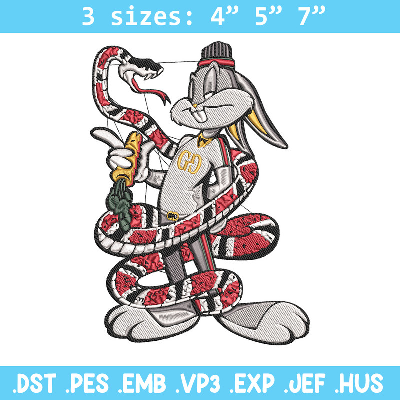 Gucci bunny Embroidery Design, Gucci Embroidery, Embroidery File, Anime Embroidery, Anime shirt, Digital download..jpg