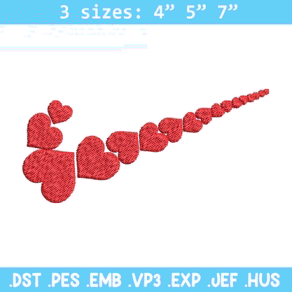 Heart nike logo Embroidery Design, Nike Embroidery, Brand Embroidery, Embroidery File, Logo shirt, Digital download.jpg