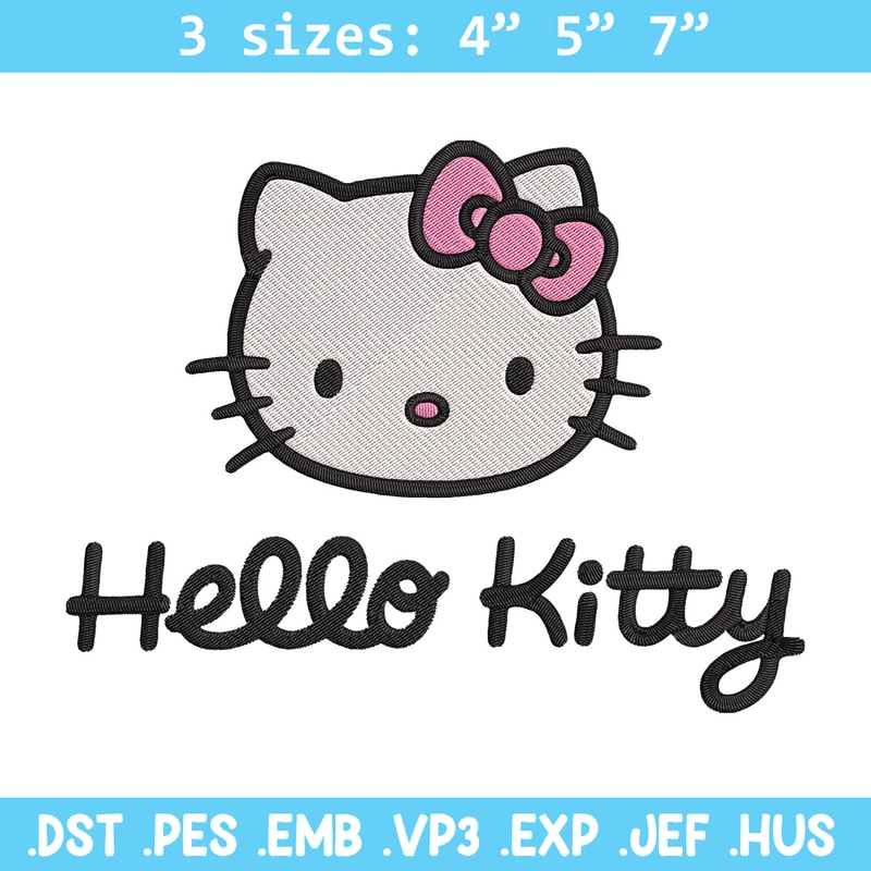 Hello Kitty logo Embroidery Design, Hello kitty Embroidery, Embroidery File, Anime Embroidery, Digital download.jpg