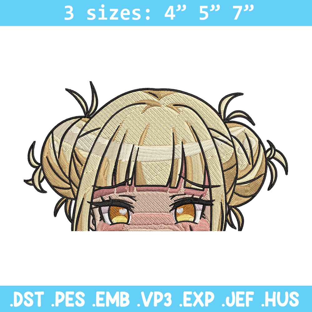 Himiko Peeker Embroidery Design, Mha Embroidery, Embroidery File, Anime Embroidery,Anime shirt, Digital download.jpg