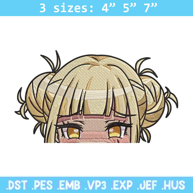 Himiko Peeker Embroidery Design, Mha Embroidery, Embroidery File, Anime Embroidery,Anime shirt, Digital download.jpg