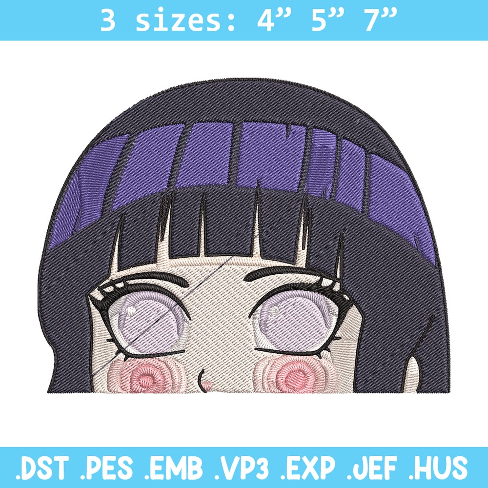 Hinata chibi Embroidery Design, Naruto Embroidery, Embroidery File, Anime Embroidery, Anime shirt, Digital download.jpg