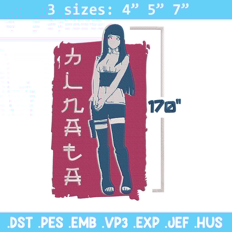 Hinata poster Embroidery Design, Naruto Embroidery, Embroidery File, Anime Embroidery,Anime shirt, Digital download.jpg