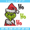 Ho Ho Ho The Grinch Embroidery design, Grinch Embroidery, logo design, Embroidery File, logo shirt, Instant download.jpg