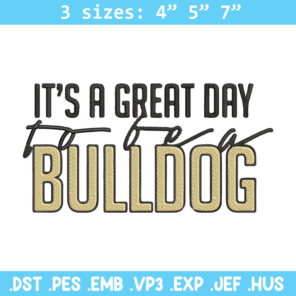 It's a Bulldog Thing embroidery design, Bulldog embroidery, Sport embroidery,Logo sport embroidery,Embroidery design.jpg