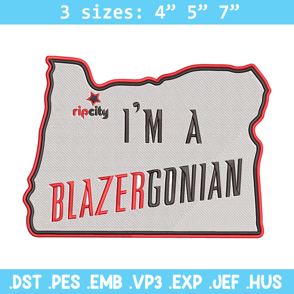 Portland Trail Blazers logo embroidery design, NBA embroidery,Sport embroidery, Embroidery design, Logo sport embroidery.jpg