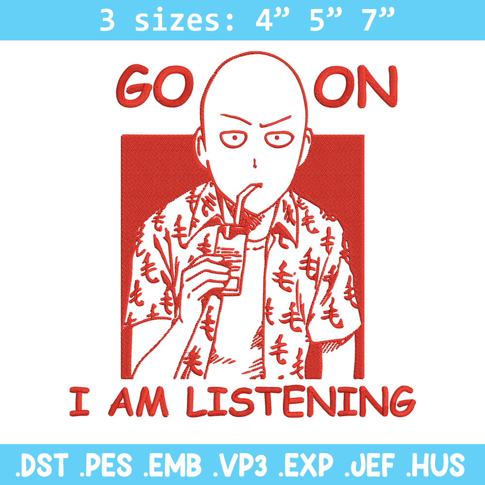 Saitama box Embroidery Design, One punch man Embroidery, Embroidery File, Anime Embroidery,Anime shirt,Digital download.jpg