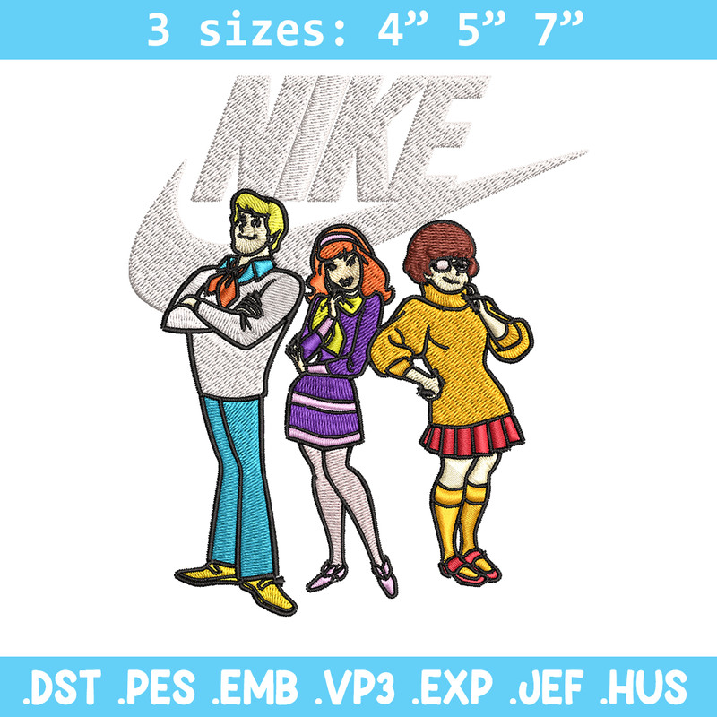 Scoopy doo Nike Embroidery design, Cartoon Embroidery, Nike design, Embroidery file, cartoon shirt, Instant download..jpg