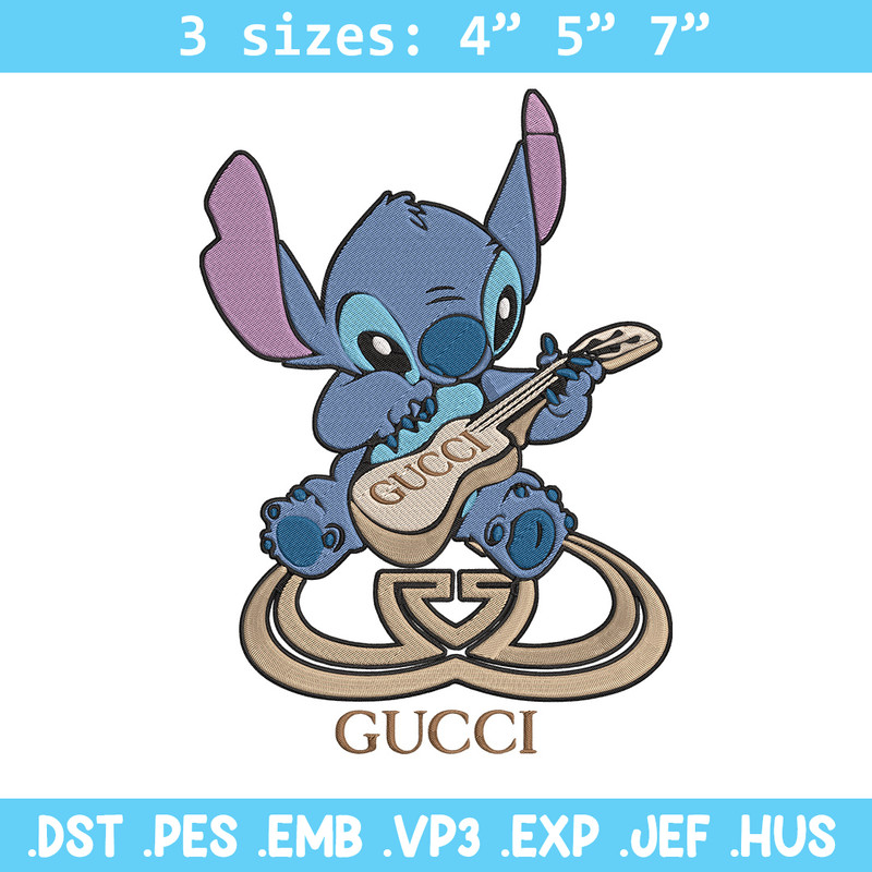 Stitch x gucci Embroidery Design, Gucci Embroidery, Embroidery File, Gucci Embroidery, Anime shirt, Digital download.jpg