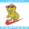 Tweety nike Embroidery Design, Tweety Embroidery, Embroidery File, Nike Embroidery, Anime shirt, Digital download.jpg