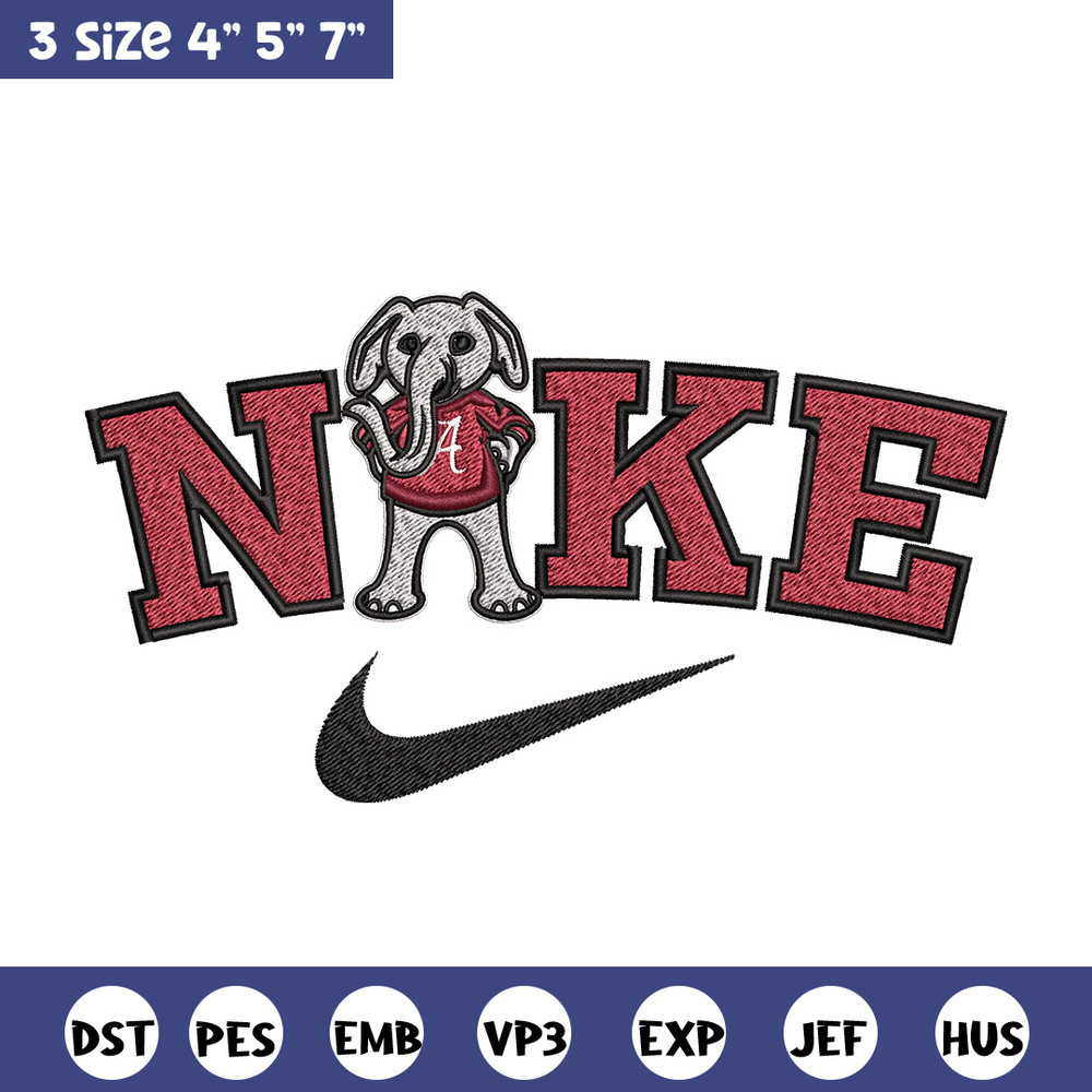 Alabama Crimson Tide embroidery design, NCAA embroidery, Nike design, Embroidery file,Embroidery shirt,Digital download.jpg