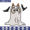 Bingo Ghost Halloween Embroidery design, Halloween Embroidery, cartoon design, Embroidery File, Digital download..jpg