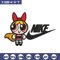 Blossom Nike Embroidery design, Powerpuff Girls cartoon Embroidery, Nike design, Embroidery file, Instant download..jpg
