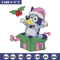 Bluey merry embroidery design, Bluey embroidery, Chrismas design, Embroidery file, Embroidery shirt, Digital download.jpg