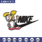 Bubbles cartoon Nike Embroidery design, Bubbles cartoon Embroidery, Nike design, Embroidery file, Instant download..jpg
