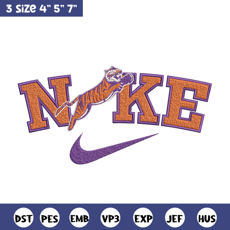 Edward Waters Tigers embroidery design, Sport embroidery, Nike design, Embroidery file,Embroidery shirt,Digital download.jpg