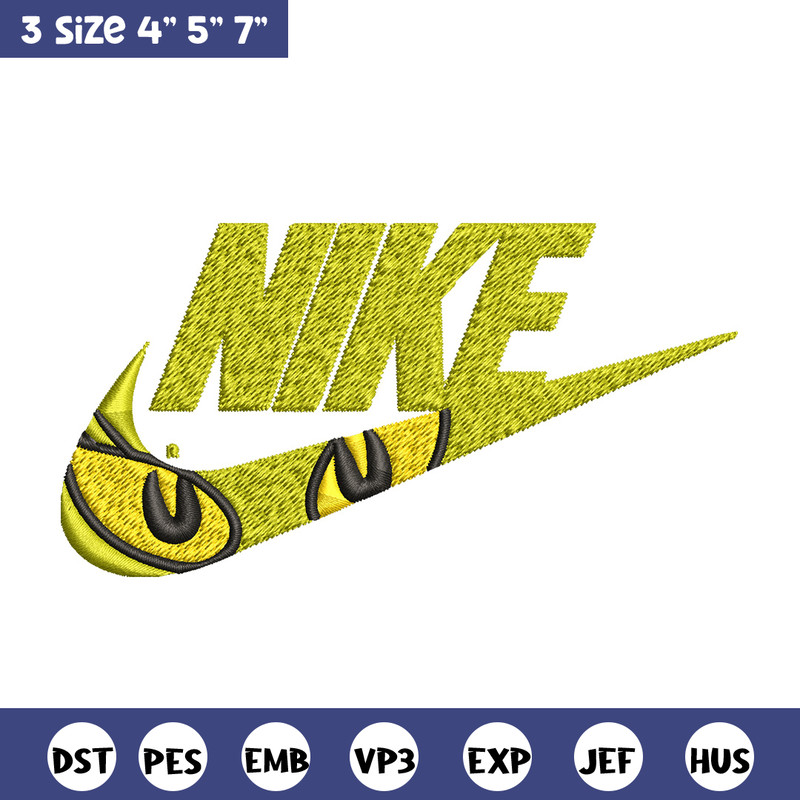 Grinch eyes nike Embroidery Design, Nike Embroidery, Brand Embroidery, Embroidery File, Logo shirt, Digital download.jpg