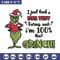 I Just Took A DNA Test Grinch Embroidery design, Grinch christmas Embroidery, Grinch design, Instant download.jpg