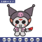Kuromi Jason Voorhees Embroidery design, Halloween Embroidery, cartoon design, Embroidery File, Digital download.jpg