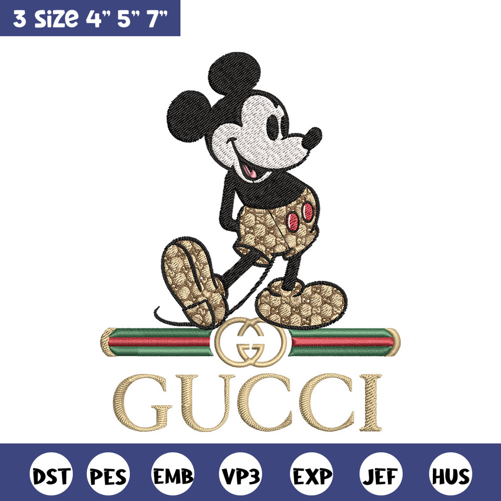 Mickey gucci Embroidery Design, Gucci Embroidery, Embroidery File,Logo shirt, Sport Embroidery,Digital download.jpg