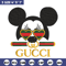 Mickey head gucci Embroidery Design, Gucci Embroidery, Brand Embroidery, Logo shirt, Embroidery File, Digital download.jpg