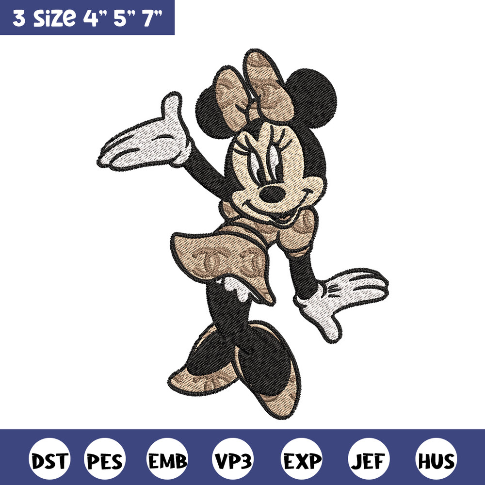 Minnie funny Embroidery Design, Gucci Embroidery, Brand Embroidery, Embroidery File, Logo shirt, Digital download.jpg