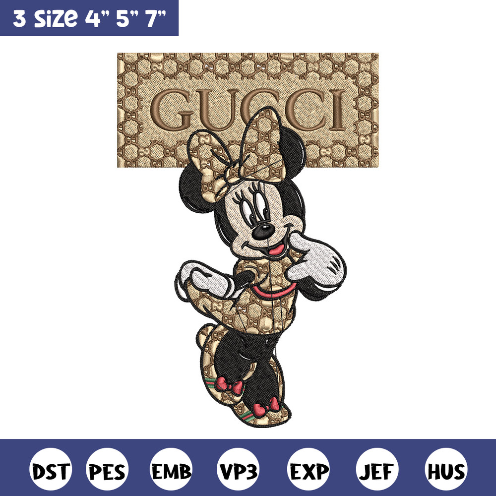 Minnie gucci Embroidery Design, Disney Embroidery, Embroidery File, Brand Embroidery, Logo shirt, Digital download.jpg