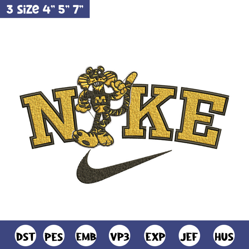 Missouri University embroidery design, Sport embroidery, Nike design, Embroidery file,Embroidery shirt, Digital download.jpg