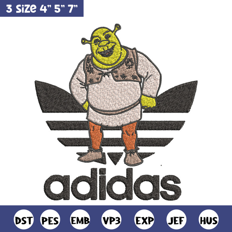 Monster adidas Embroidery Design, Adidas Embroidery, Embroidery File, Brand Embroidery, Logo shirt, Digital download.jpg