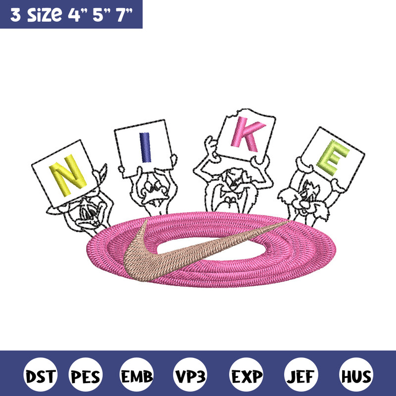 Nike cartoon embroidery design, Cartoon embroidery, Nike design, Embroidery shirt, Embroidery file, Digital download.jpg