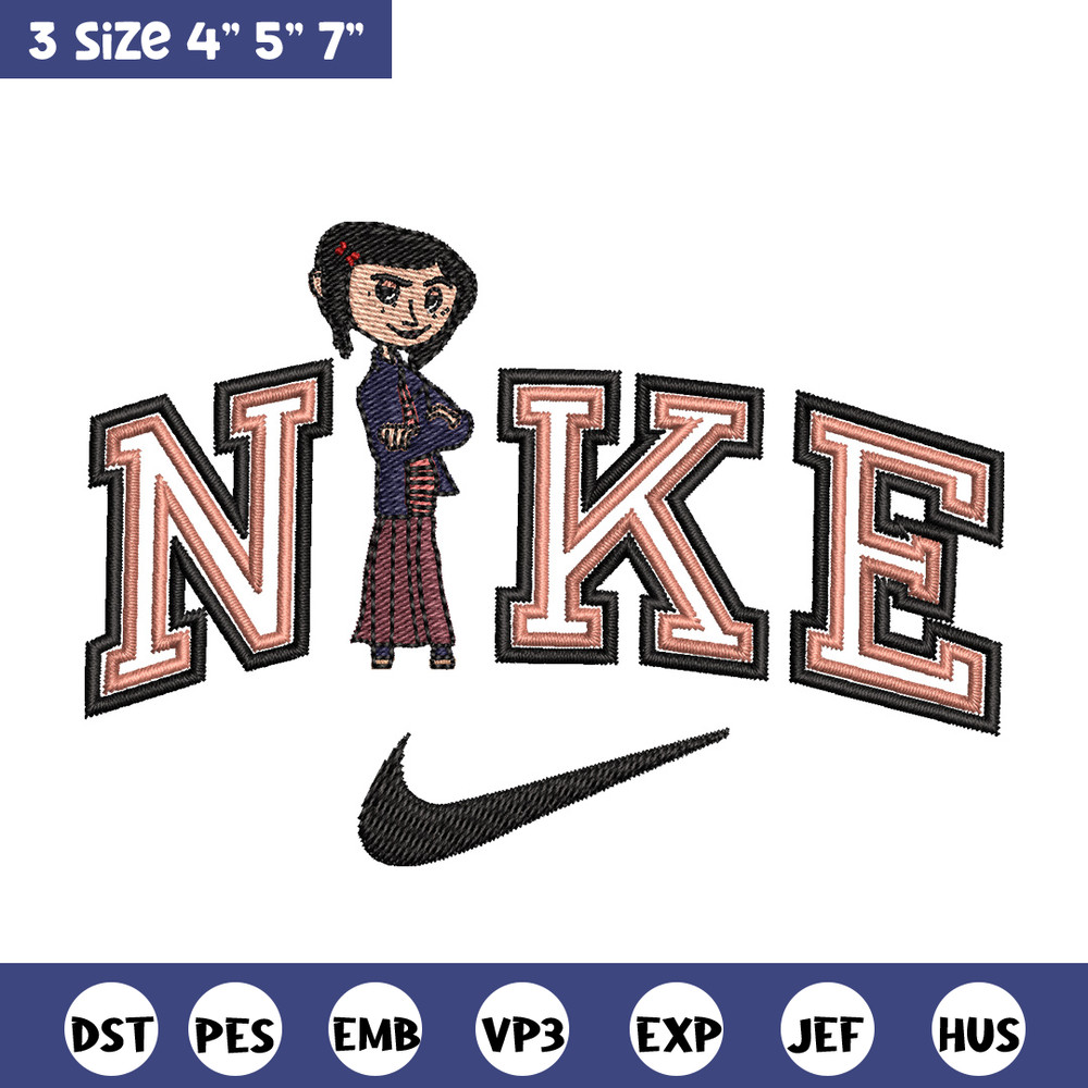 Nike china girl embroidery design, Girl embroidery, Nike design, Embroidery shirt, Embroidery file,Digital download.jpg