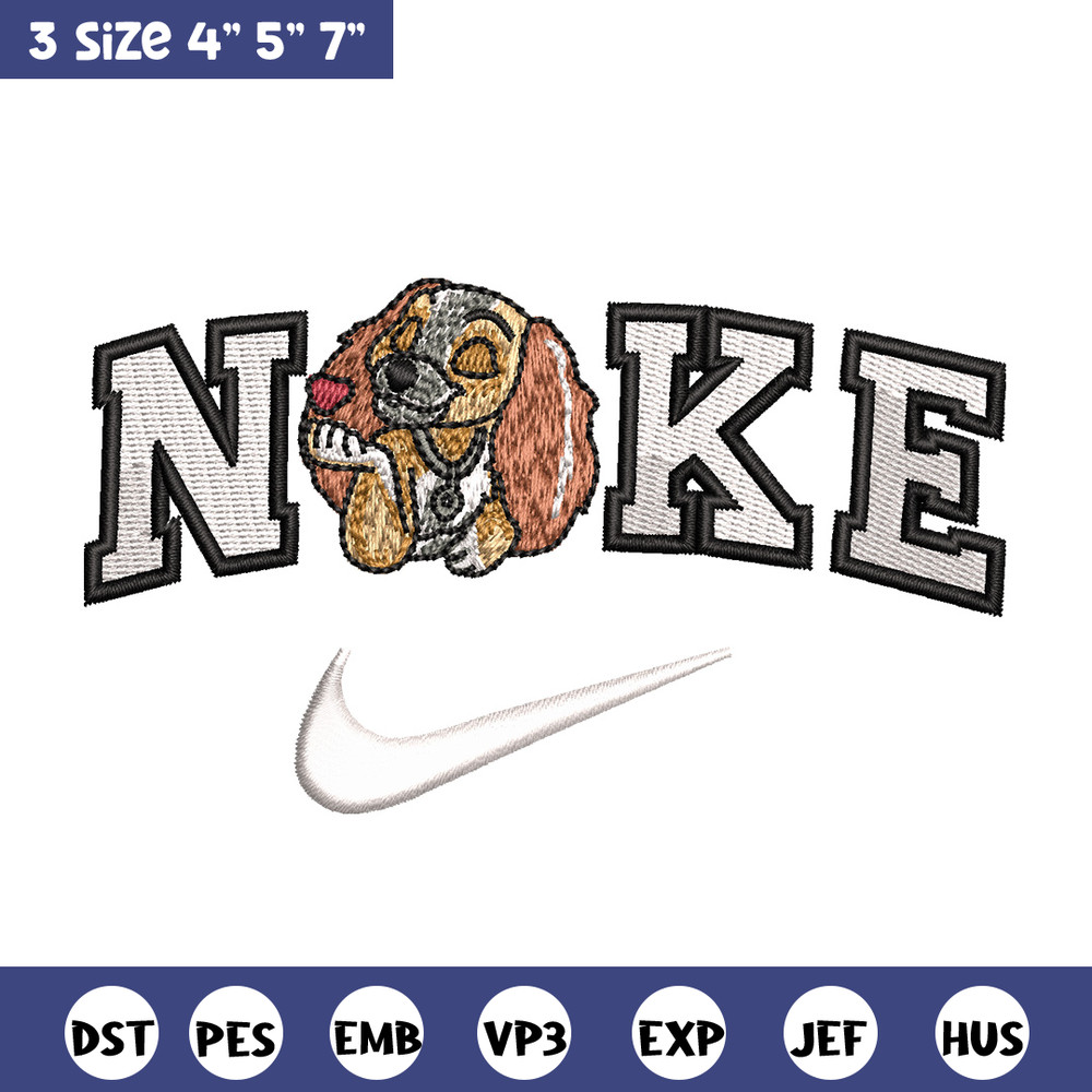 Nike dog embroidery design, Dog embroidery, Nike design, Embroidery shirt, Embroidery file, Digital download.jpg